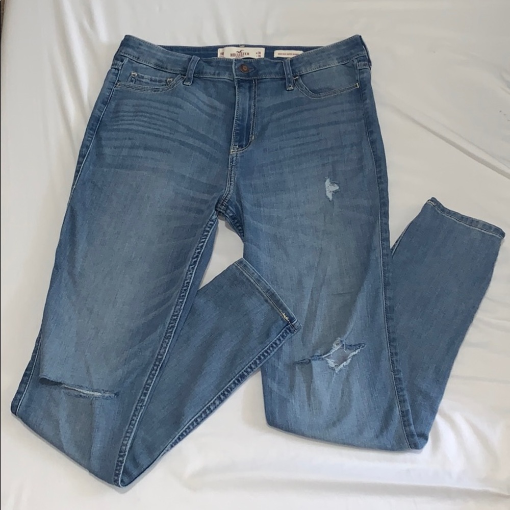 High rise super skinny jeans